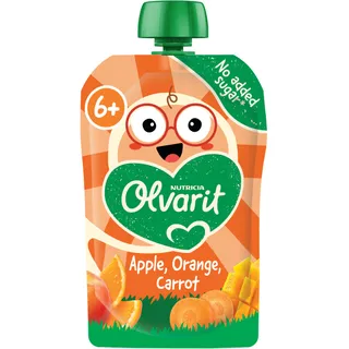 Olvarit Knijpfruit apple, orange, carrot
