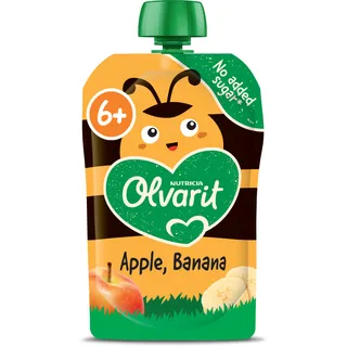 Olvarit Knijpfruit apple, banana