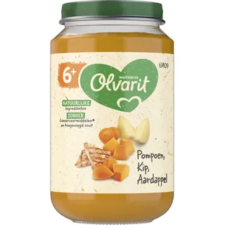 Olvarit 6+ Maanden Pompoen Kip Aardappel
