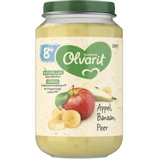 Olvarit 8+ Maanden Appel Banaan Peer