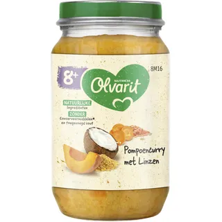 Olvarit Pompoen curry met linzen