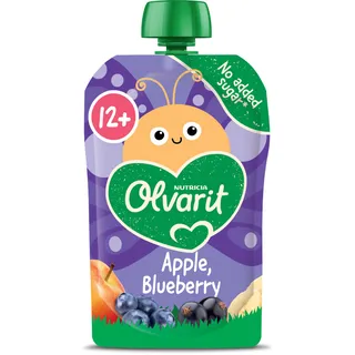 Olvarit Knijpfruit apple, blueberry