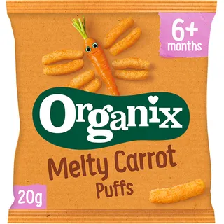 Organix Maïs knabbels met wortel