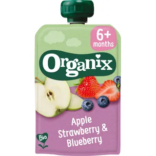 Organix Knijpfruit strawberry & blueberry