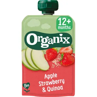 Organix Knijpfruit strawberry, quinoa