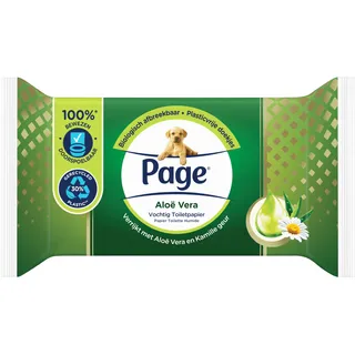 Page Aloe vera vochtig toiletpapier