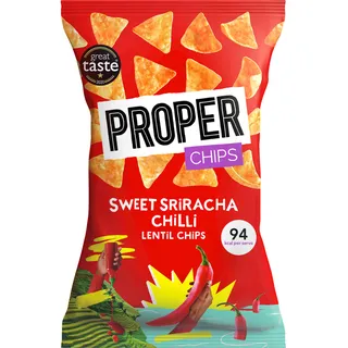 Proper Sweet Sriracha Chilli Lentil Chips