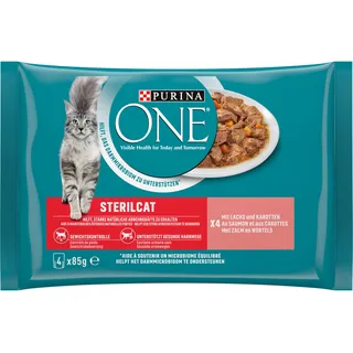Purina ONE Sterilcat met zalm en wortels