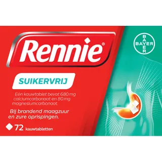 Rennie Suikervrij bij brandend maagzuur