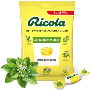 Ricola Citroen munt suikervrij
