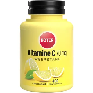 Roter Vitamine C citroen kauwtabletten 70mg