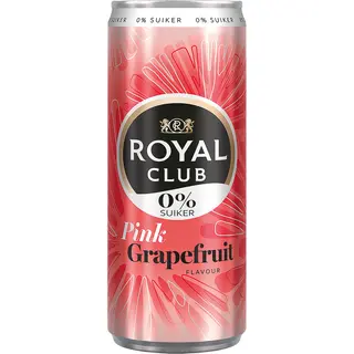 Royal Club Pink grapefruit 0% suiker