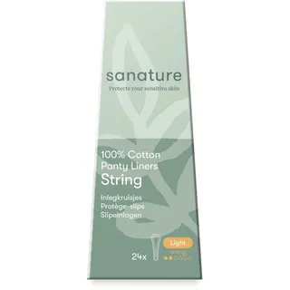 Sanature 100% Katoenen inlegkruisjes string