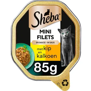 Sheba Mini filets n saus kip & kalkoen