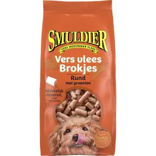 Smuldier Vers vlees brokjes rund met groenten