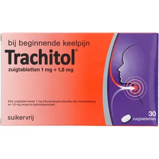Trachitol Zuigtabletten bij beginnende keelpijn