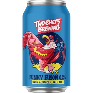 Two Chefs Funky falcon 0.2% non alcoholic pale ale