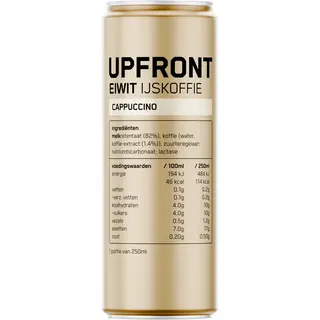 Upfront Eiwit ijskoffie cappuccino smaak