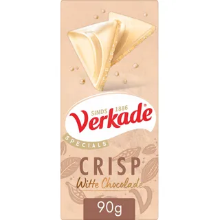Verkade Specials crisp witte chocolade reep