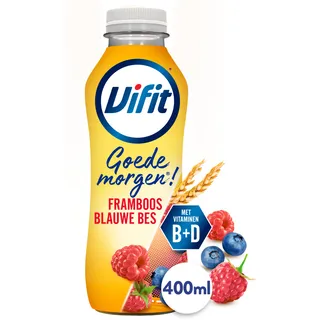 Vifit Goedemorgen framboos blauwe bes