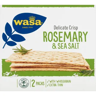 Wasa Delicate Crisp Rosemary & Sea Salt