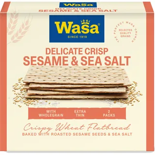 Wasa Delicate crisp sesame & seasalt