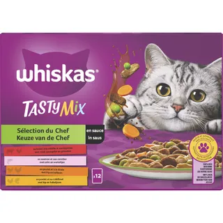 Whiskas Tasty mix keuze van de chef in saus