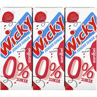 Wicky Aardbei 0% suiker