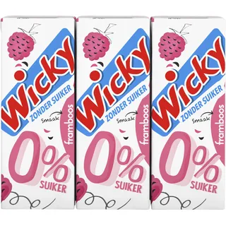 Wicky Framboos 0% suiker