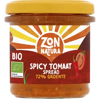 Zonnatura Spicy tomaat spread 72% groente
