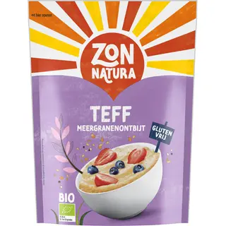 Zonnatura Teff meergranenontbijt glutenvrij
