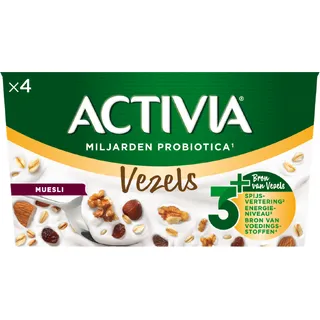 Activia Yoghurt muesli 4-pack