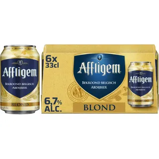 Affligem Blond Bier Blik 6 x 330ml 6-pack