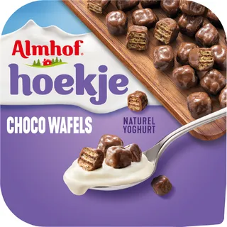 Almhof Hoekje Choco Wafels Naturel Yoghurt