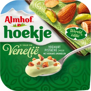 Almhof Hoekje Venetië pistache yoghurt