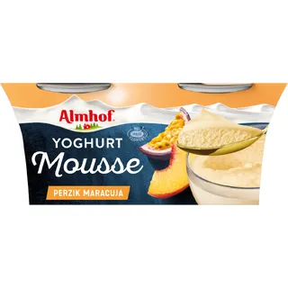Almhof Yoghurt mousse perzik maracuja 2-pack