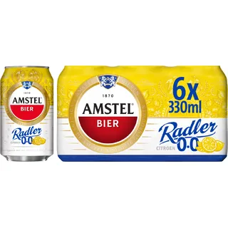 Amstel Radler Citroen 0.0 Bier Blik 6-pack