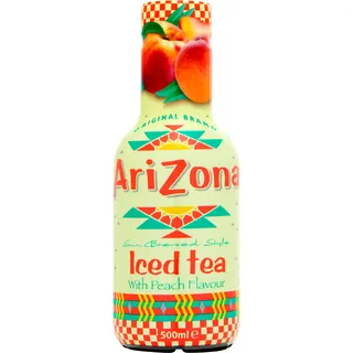 Arizona Iced tea with peach flavour