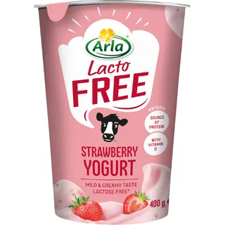 Arla Lactofree strawberry yoghurt