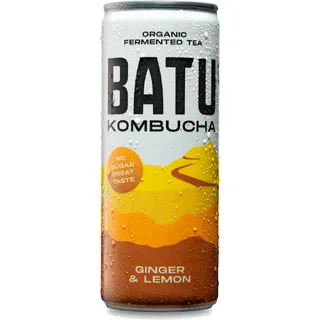 BATU Kombucha ginger & lemon