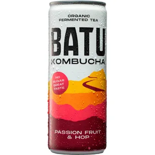 BATU Kombucha passion fruit & mango