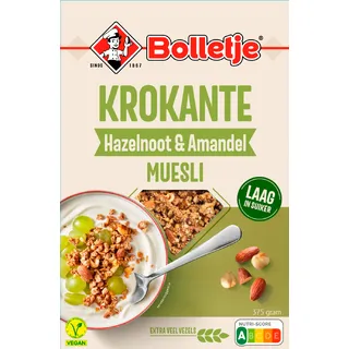 Bolletje Krokante hazelnoot & amandel muesli