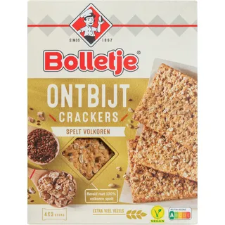 Bolletje Ontbijtcrackers spelt volkoren