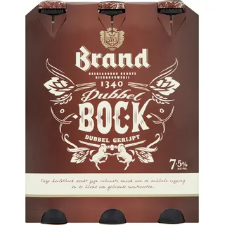 Brand Dubbelbock Bier Fles 6 x 300ml 6-pack