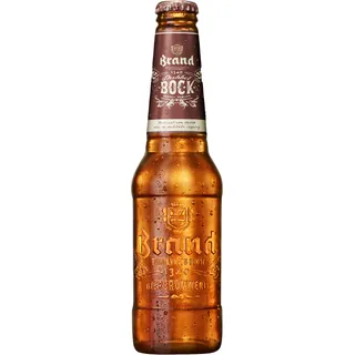 Brand Dubbelbock bier fles