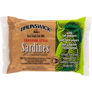 Brunswick Sardines hot peppers