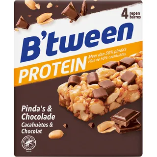 B'tween Protein Pinda's & Chocolade 4-pack