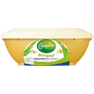 Campina Botergoud ongezouten grasboter