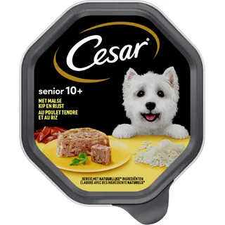 Cesar Senior 10+ met Malse Kip en Rijst