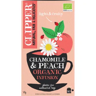 Clipper Chamomile peach organic infusion